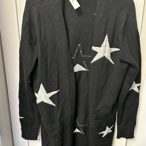 Open front cardigan with pockets